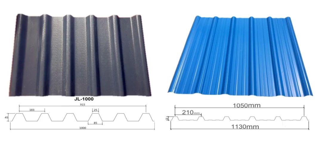 Three Layer Apvc/UPVC Corrugated Roofing Sheet