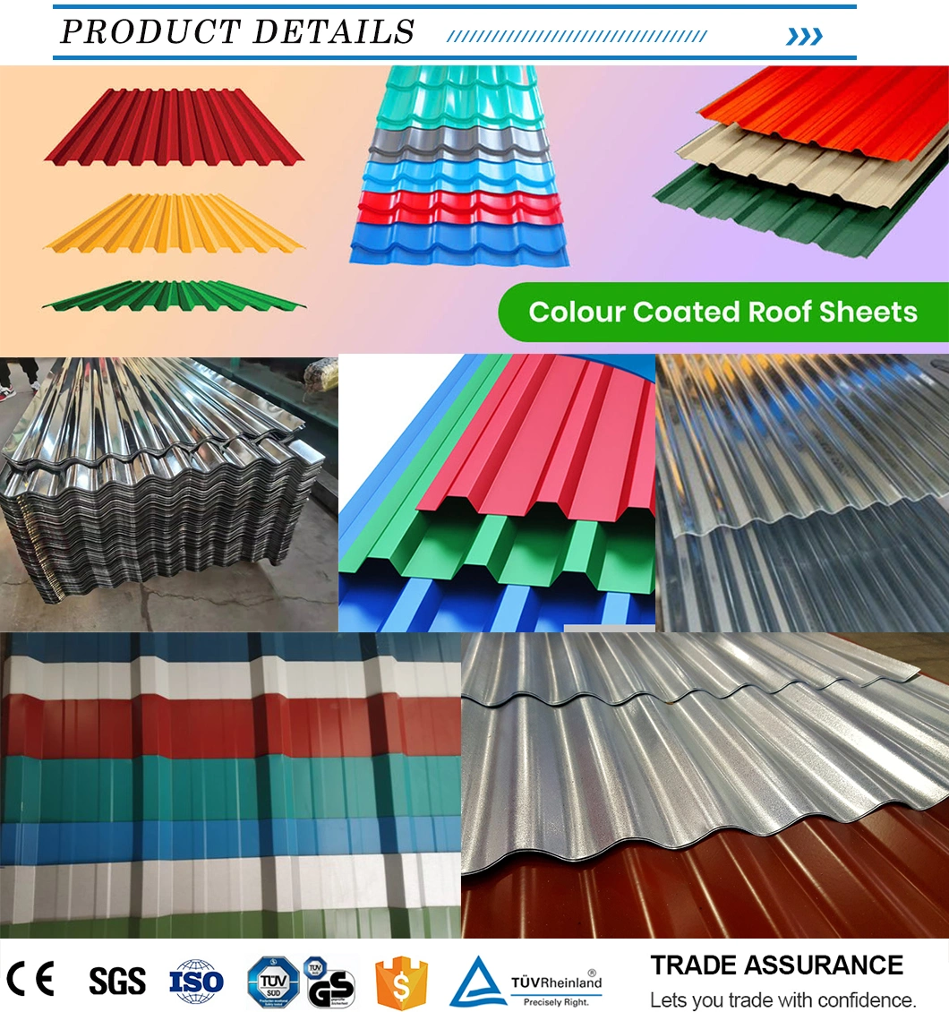 Factory Supply Price PVC Roof Tile Anti Corrosive Trapezoidal Wave UPVC Roofing Sheet for Warehouse