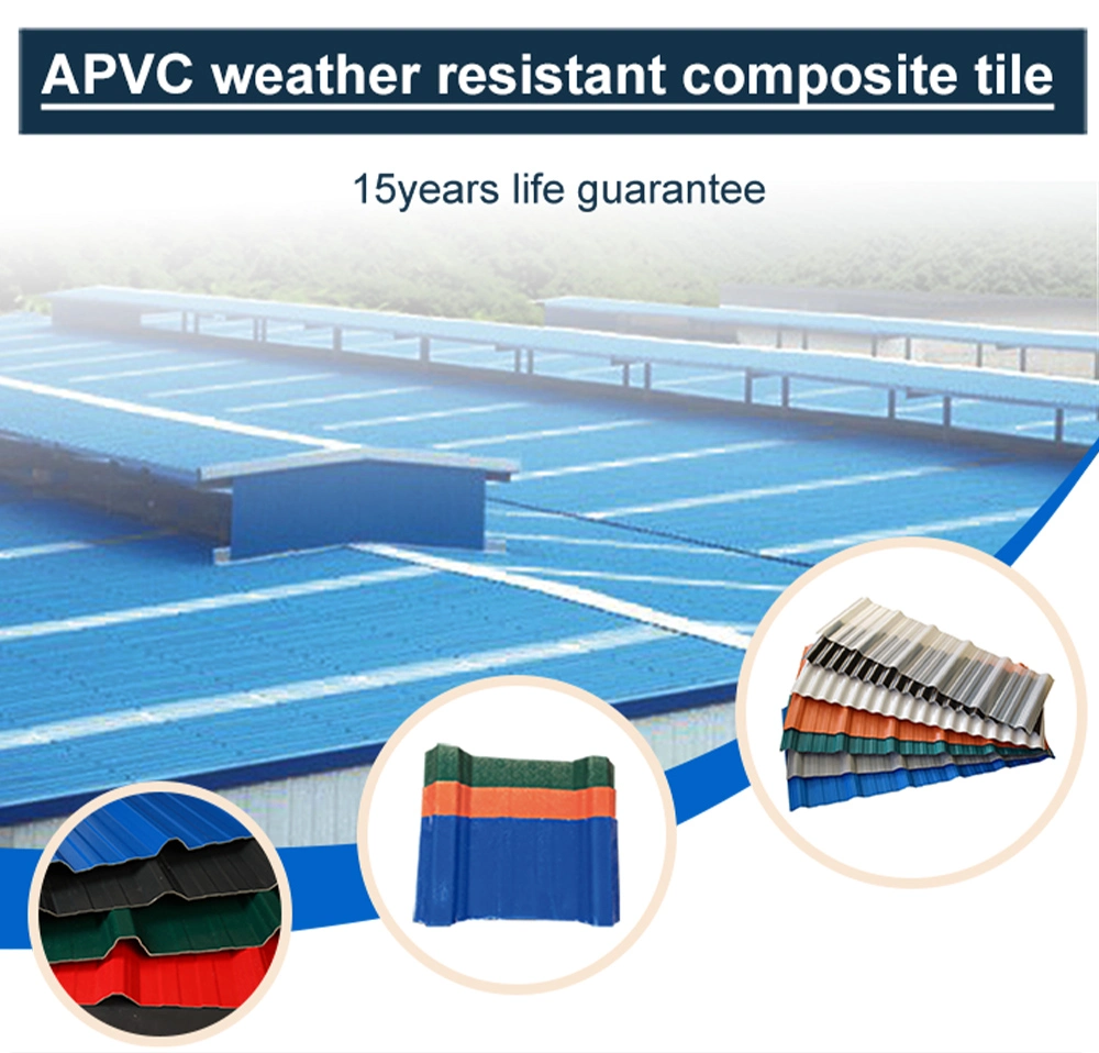 Corrugated Plastic Insulated PVC Durable Apvc Tile PVC Plastic Roof Panels