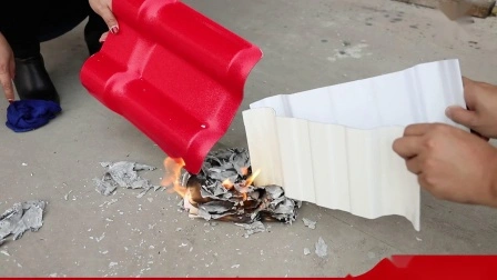 Feuerfestes trapezförmiges ASA-PVC-Dach-/Dachblech-Baumaterial